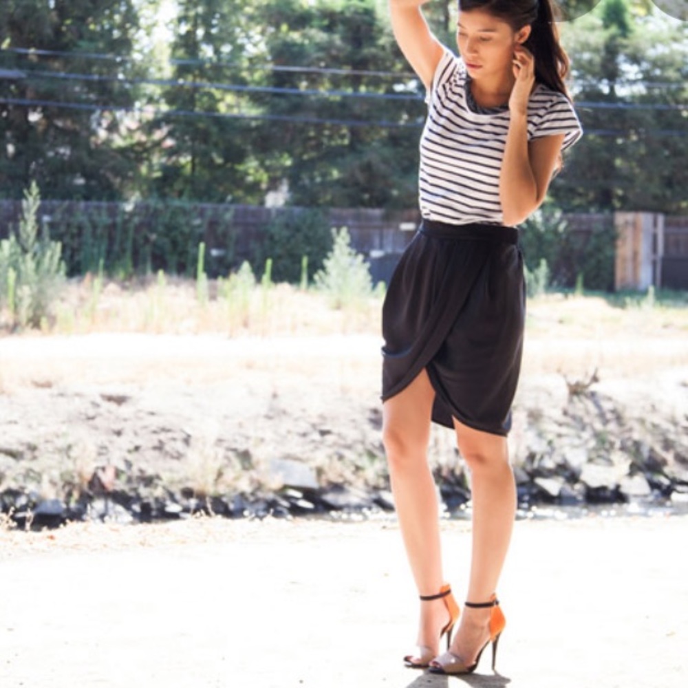 H&M Draped Tulip Skirt